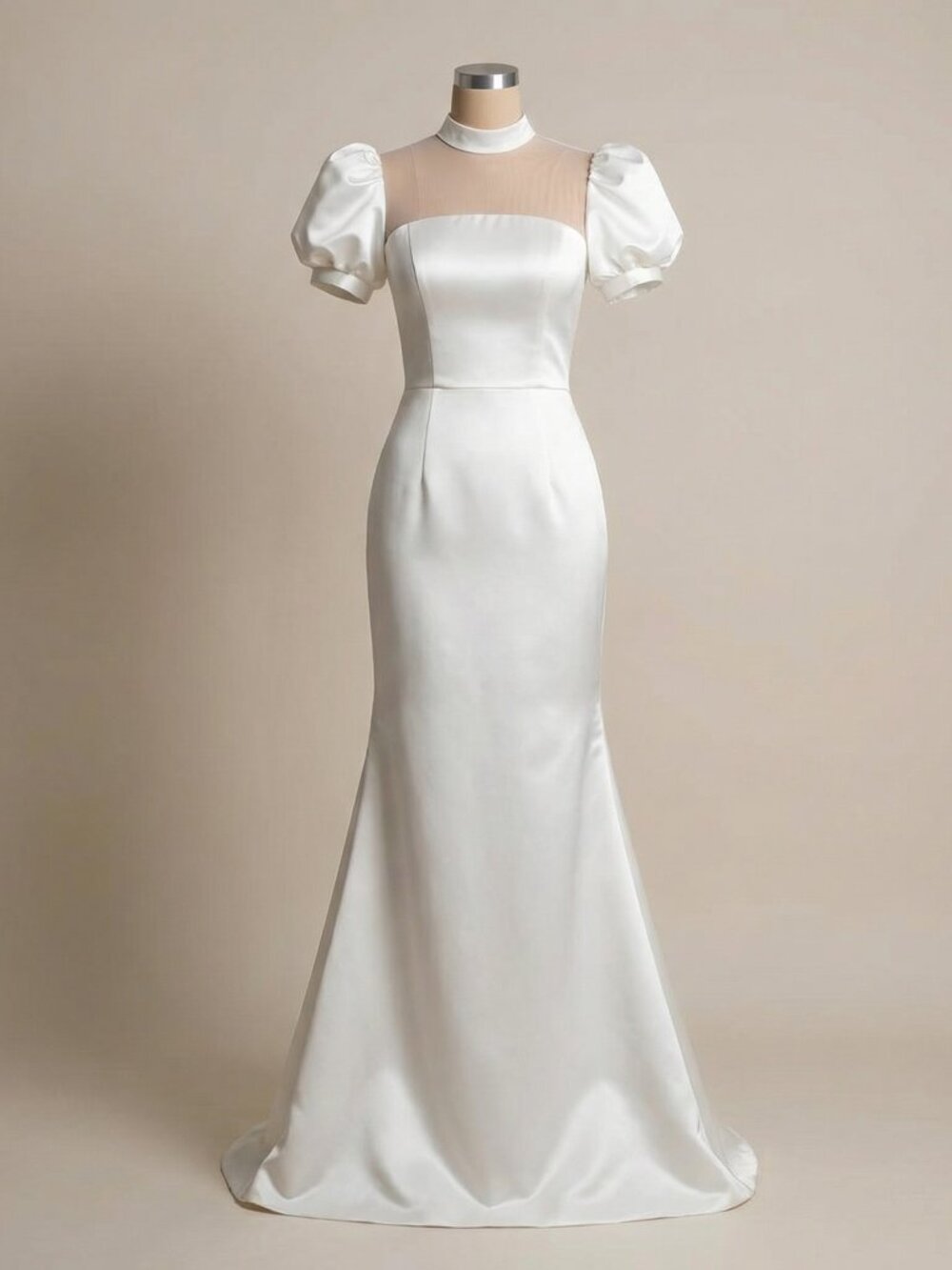 Luxury Bridal Grace Kelly Style Elegant Classy Wedding Couture Runway Dress Gown